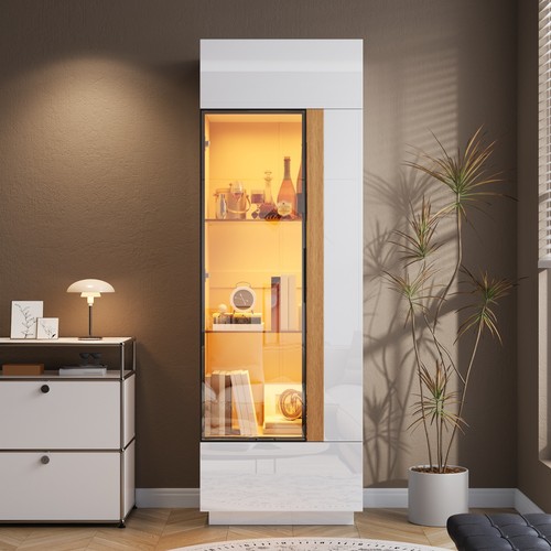 180cm vitrinenschrank - 180cm,