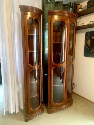 Zwei vintage vitrinen - vintage,