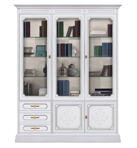 Vitrinenschrank aus holz - aus,