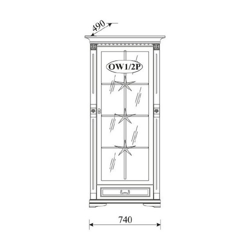 Klassische vitrine - klassische,