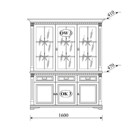 Klassische vitrine - klassische,