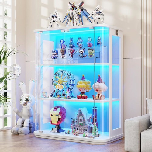 Stöckige runde vitrine mit - vitrine,