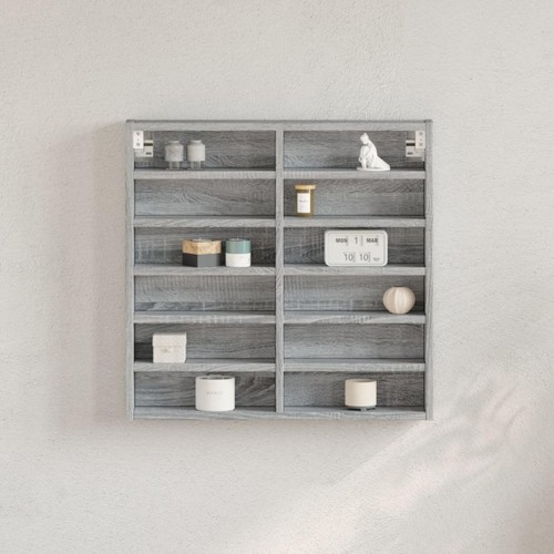 Vitrinenschrank grau sonoma - vitrinenschrank,