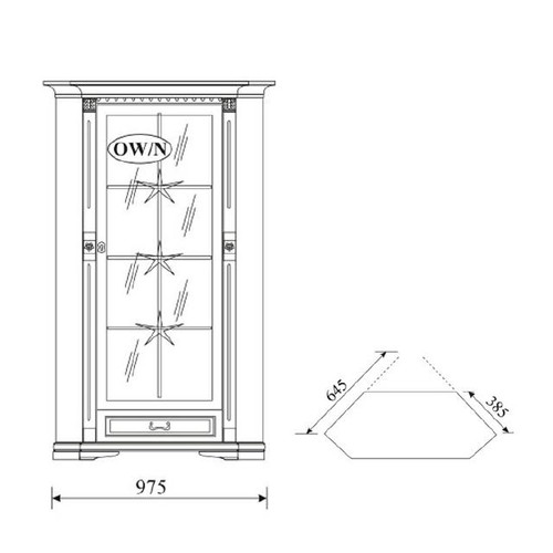 Klassische vitrine - klassische,
